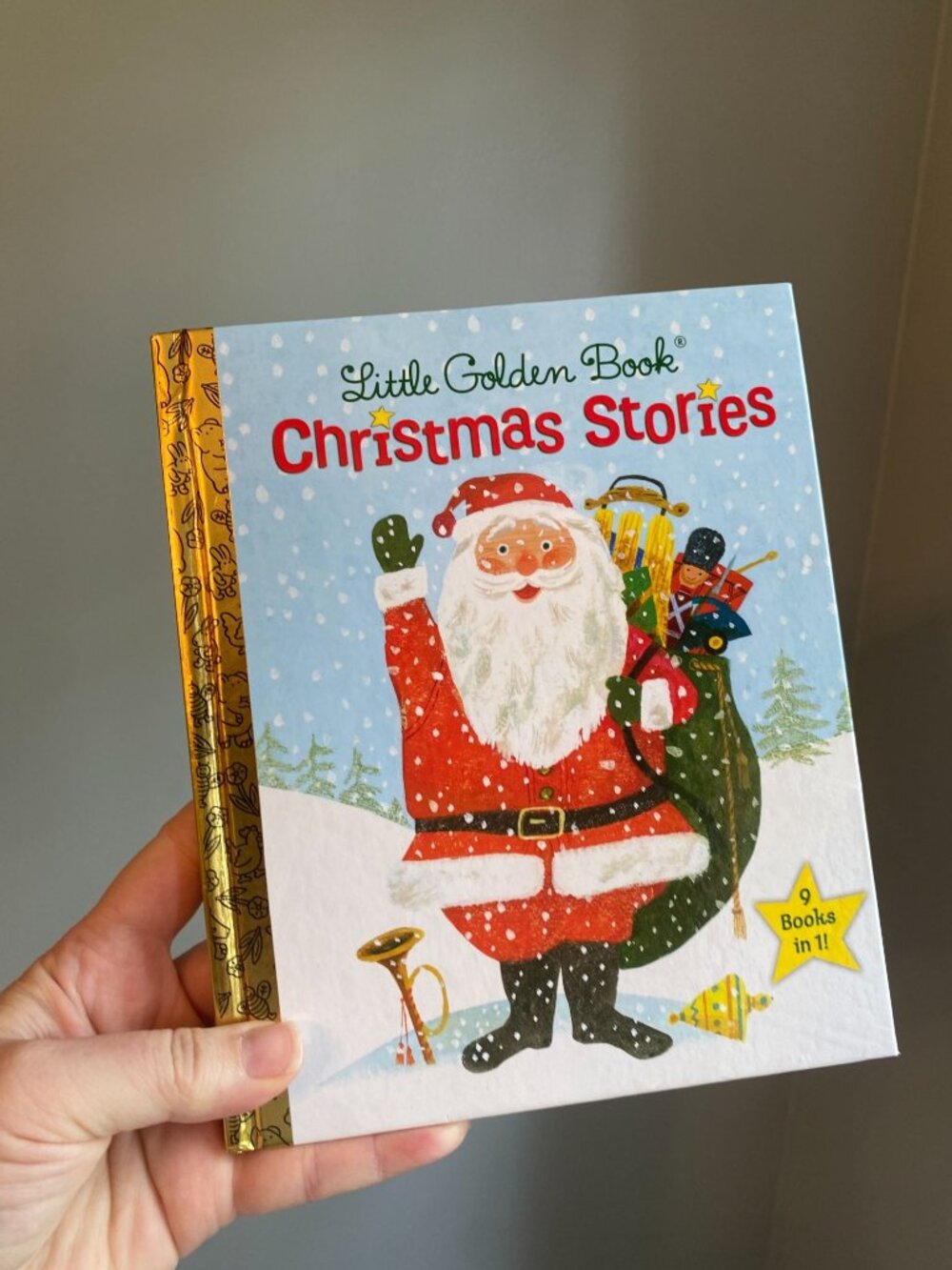 Little Golden Book Christmas Stories Hardcover Compilation 9-In-1 Holiday Editio